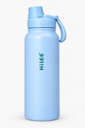 Hydro Glow – Ice Blue Insulated Water Bottle with Strainer