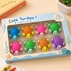 Cute Turtle-Shaped Eraser – Kawaii Animal Stationery